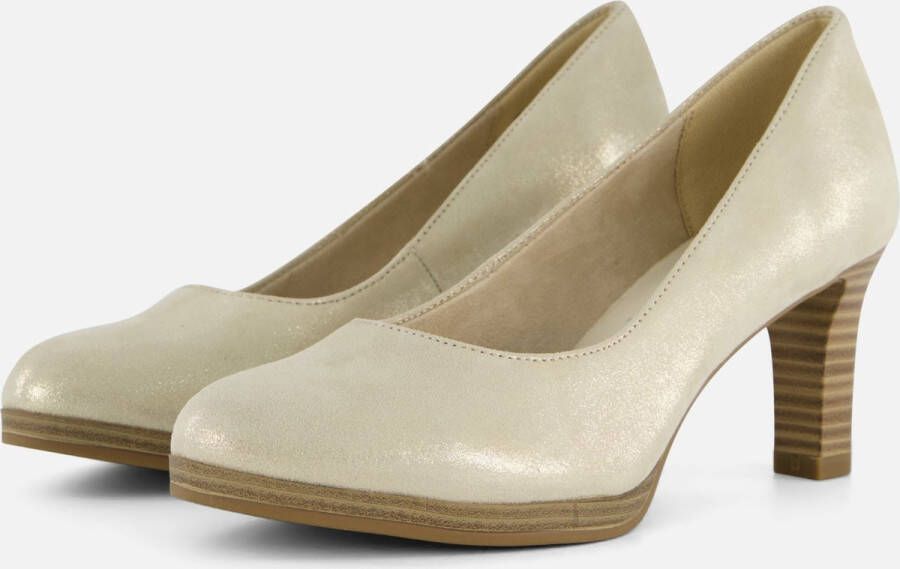 Tamaris Pumps beige Leer Dames