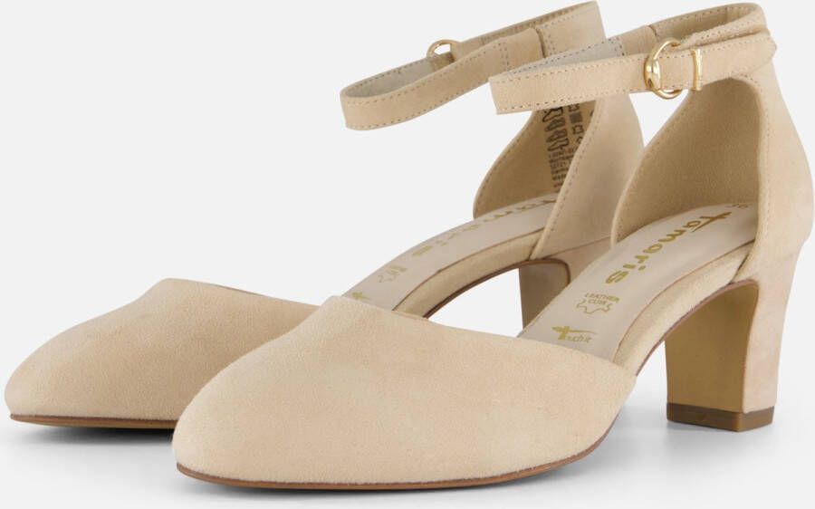 Tamaris Pumps beige Leer Dames