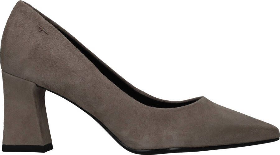 Tamaris Grijze Suède Pumps Gray Dames