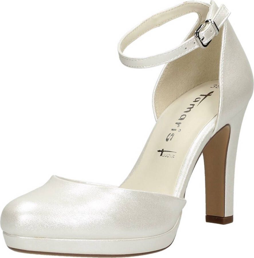 Tamaris Klassieke witte pumps voor dames White Dames