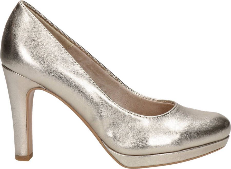 Tamaris Gouden synthetische pumps voor dames Beige Dames