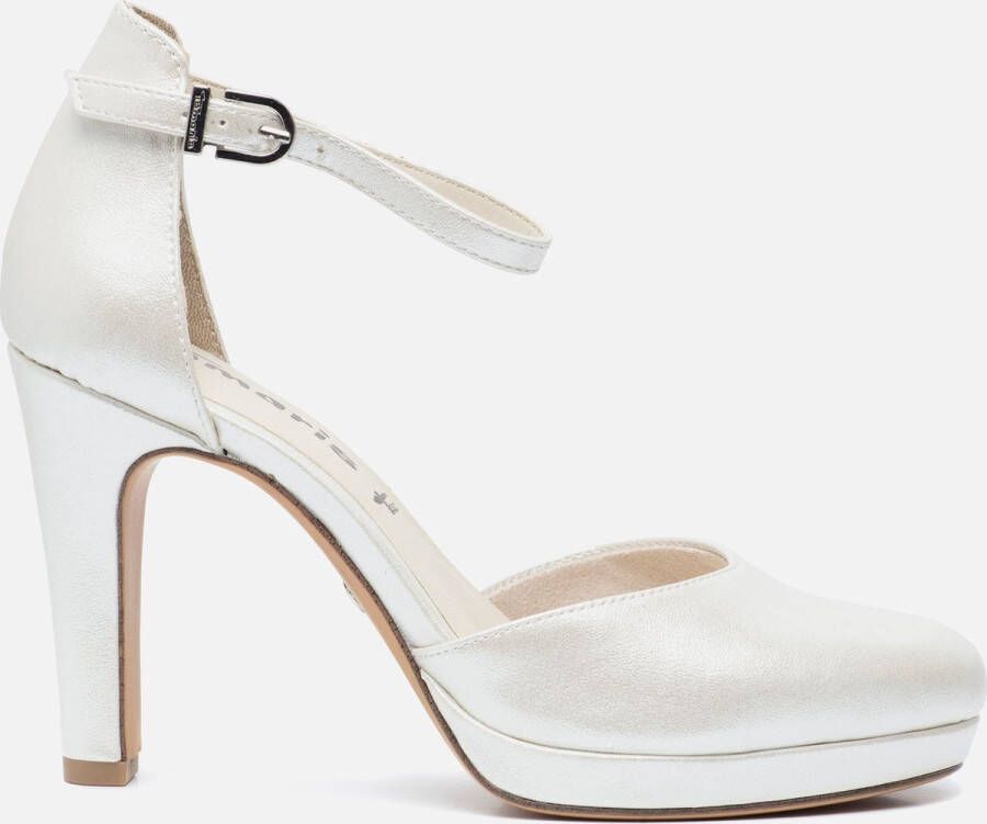 Tamaris Klassieke witte pumps voor dames White Dames