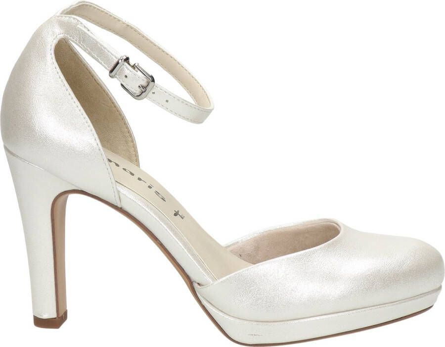 Tamaris Klassieke witte pumps voor dames White Dames