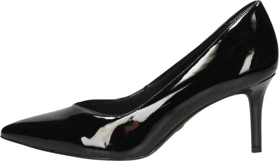 Tamaris Stijlvolle synthetische pump met 7 cm hak Black Dames