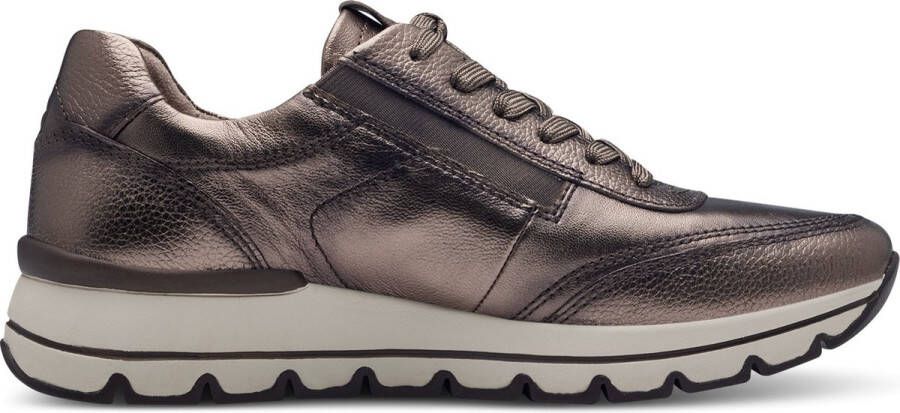 Tamaris Metallic Bronzen Sneaker met Comfortkenmerken Brown Dames