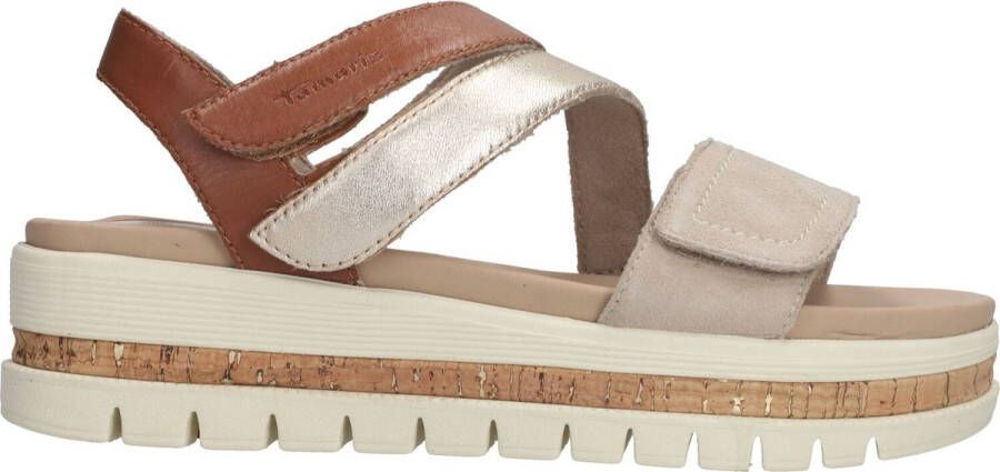 Tamaris Sandaal Vrouwen Beige Cognac