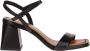 Tamaris Zwarte Elegante Open Platte Sandalen Black Dames - Thumbnail 1