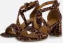 Tamaris Sandalen bruin Textiel Dames - Thumbnail 2