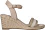 Tamaris Vegan Nude Sleehak Sandaal Beige Dames - Thumbnail 19