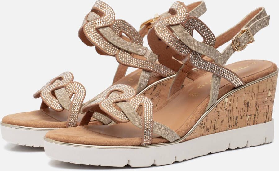 Tamaris Sandalen goud Synthetisch Dames