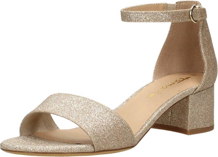 Tamaris Glitter Goud Vegan Sandalette Multicolor Dames