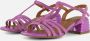 Tamaris Elegante paarse sandalette met trendy hak Purple Dames - Thumbnail 7