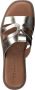 Tamaris Metallic Gouden Leren Slipper Multicolor Dames - Thumbnail 20