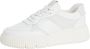 Tamaris Sneaker 1-23771-42 197 Dames Lage Damesschoenen Leer M2377142 wit - Thumbnail 1