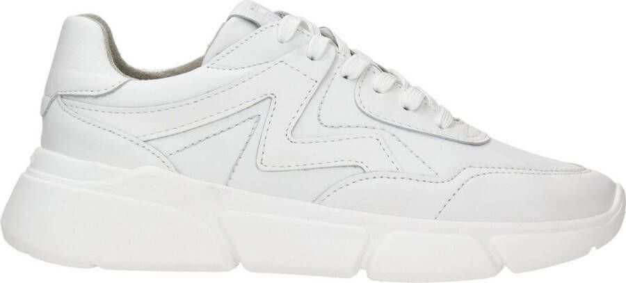 Tamaris Witte Leren Sneakers voor Vrouwen White Dames