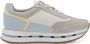 Tamaris Trendy Bruine Sneakers met Grijze en Blauwe Accenten Multicolor Dames - Thumbnail 1