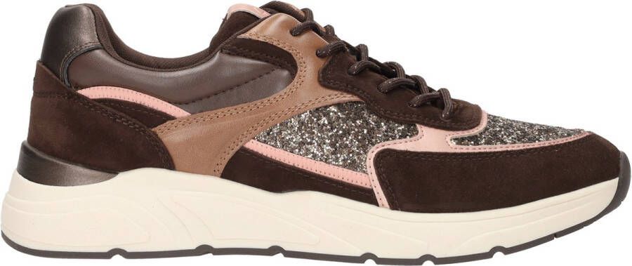 Tamaris Bruine Sneakers met Comfortabel Voetbed Multicolor Dames