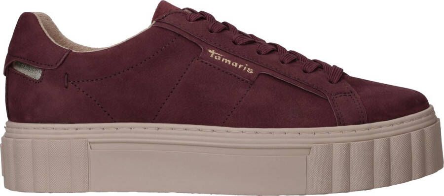 Tamaris Paarse Platform Sneakers Purple Dames