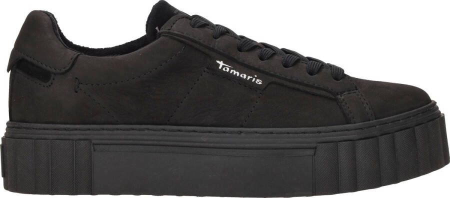 Tamaris Zwarte lage sneakers voor vrouwen Black Dames