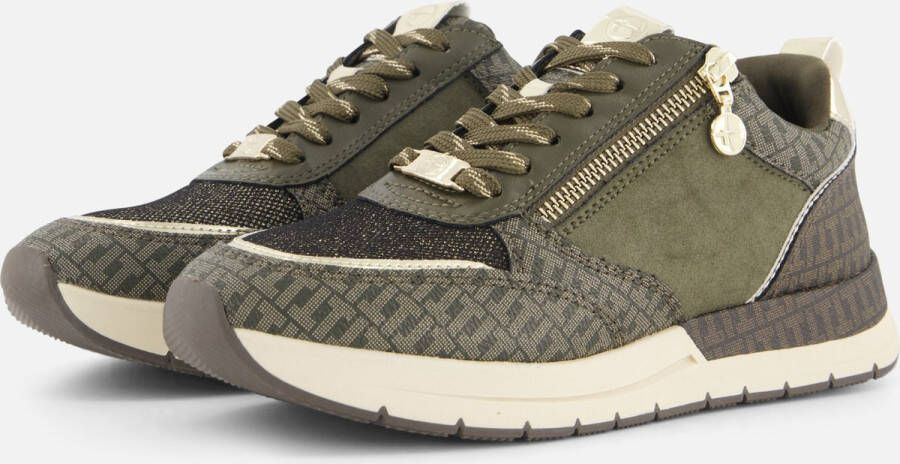 Tamaris Sneakers groen Synthetisch Dames