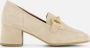 Tamaris Trotteur Pumps beige Leer Dames - Thumbnail 4