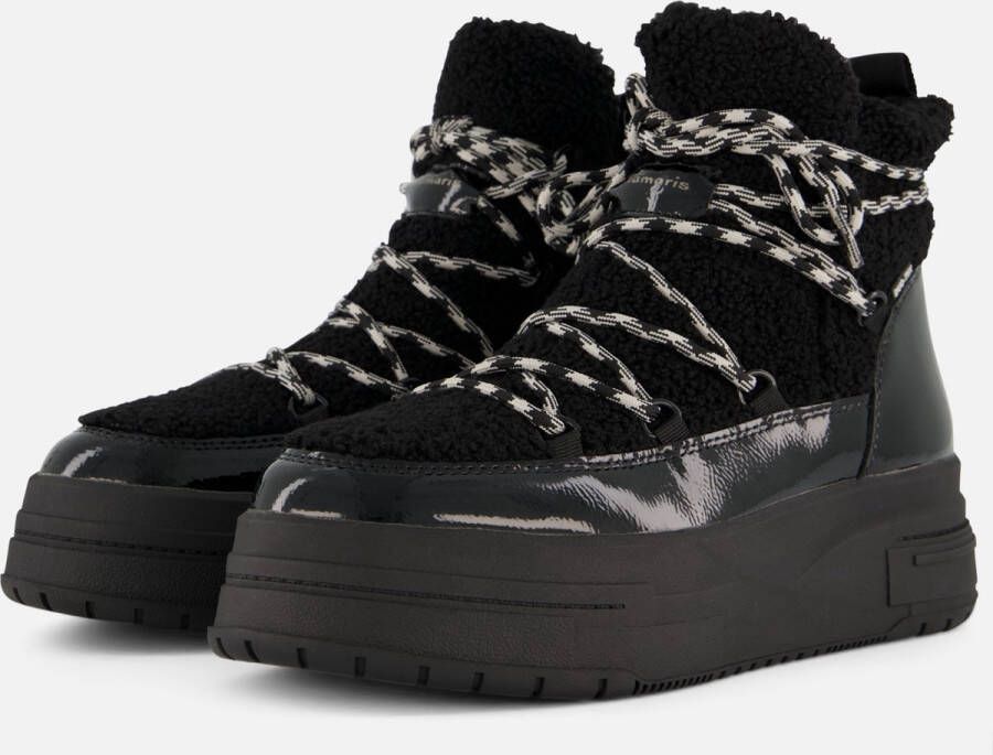 Tamaris Winterboots zwart Textiel Dames