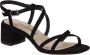 Tamaris Elegante Suède Sandalette voor Dames Black Dames - Thumbnail 1