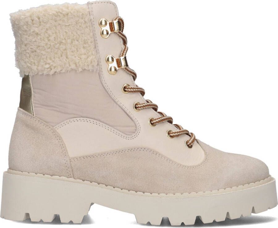 Tango Bee Bold 61 Veterboots Laarzen Met Veters Dames Beige