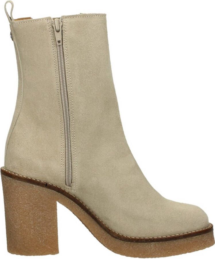 Tango Frida beige suede chelsea boot 300 Dames laarzen beige laarzen dames damessschoenen chelsea laarzen