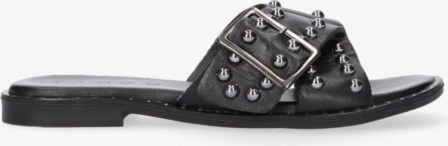 Tango | Mila 31 b black studs cross slipper black sole - Foto 2