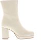 Tango Nadine 5 Enkellaarsjes Enkelboots met rits Dames Wit - Thumbnail 2