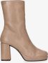 Tango Nadine 5 Enkellaarsjes Enkelboots met rits Dames Taupe - Thumbnail 2