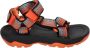 Teva Hurrica XLT 2 Schoolkind outdoor sandalen oranje lichtblauw zwart kids - Thumbnail 1