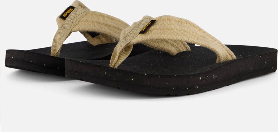 Teva M REFLIP CANVAS Heren Slippers Zwart Beige