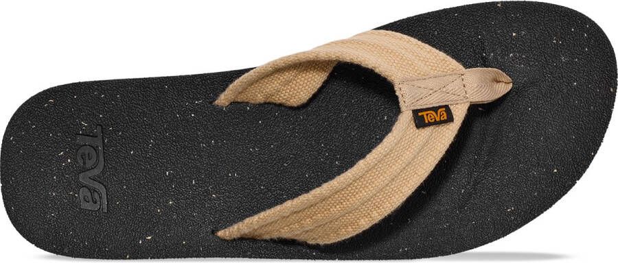 Teva M REFLIP CANVAS Heren Slippers Zwart Beige