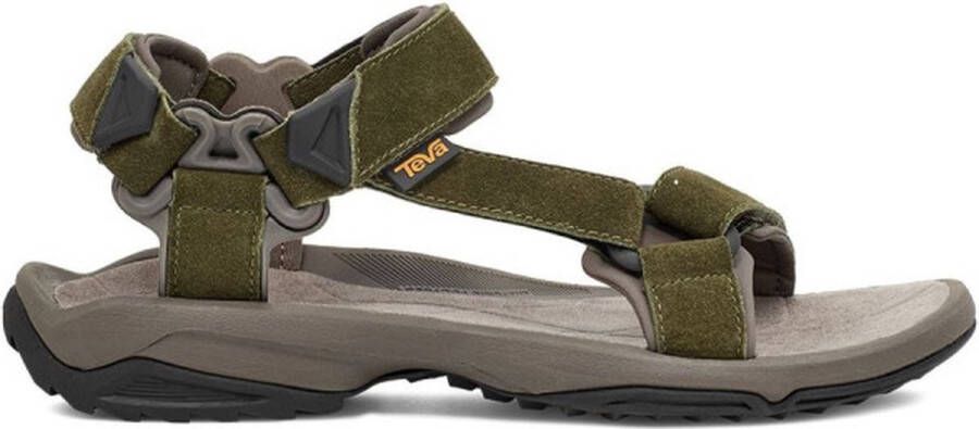 Teva M Terra Fi Lite Suede sandalen heren dark olive