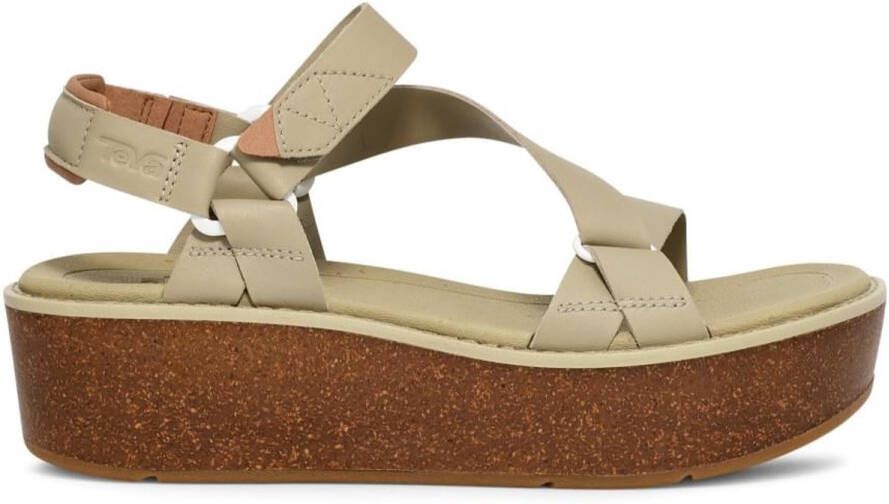 Teva Madera Wedge dames sandaal groen