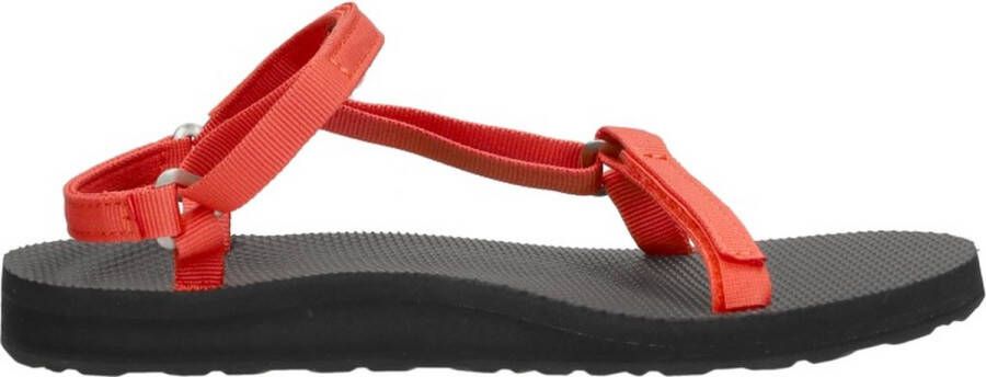 Teva ORIGINAL UNIVERSAL SLIM Dames Sandalen Zwart Rood