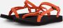 Teva ORIGINAL UNIVERSAL SLIM Dames Sandalen Zwart Rood - Thumbnail 2