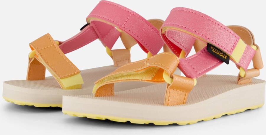 Teva Original Universal Glisten sandalen lichtroze zalm Meisjes Imitatieleer 33 34 - Foto 3