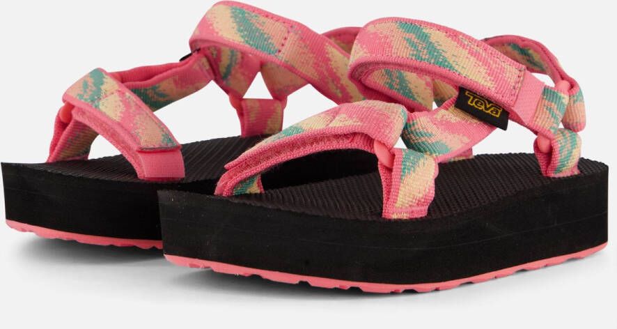 Teva Midform Universal Sandalen roze Textiel