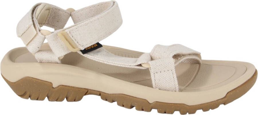 Teva Moderne Platte Sandalen voor de Zomer Beige Dames