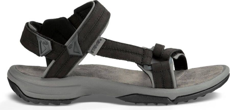 Teva Terra Fi Lite Leather Dames Sandalen zwart grijs