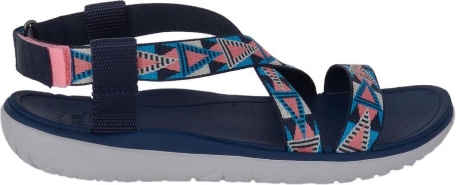 Teva Terra-Float Livia Sandalen Dames Wandelsandalen Vrouwen blauw roze - Foto 1