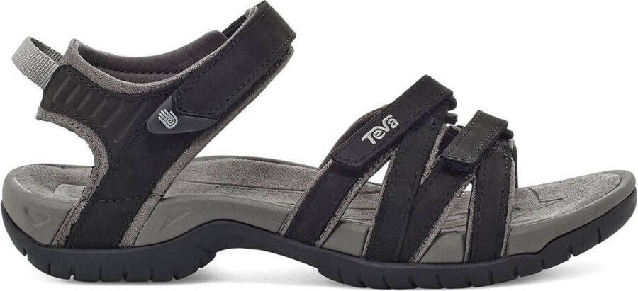 Teva Premium Leren Wandel Sandaal Black Dames