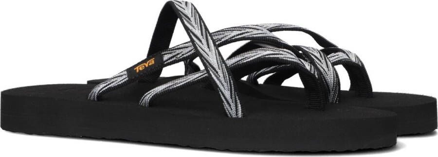 Teva W OLOWAHU PALMS BLACK WHITE Dames Slippers PALMS BLACK WHITE