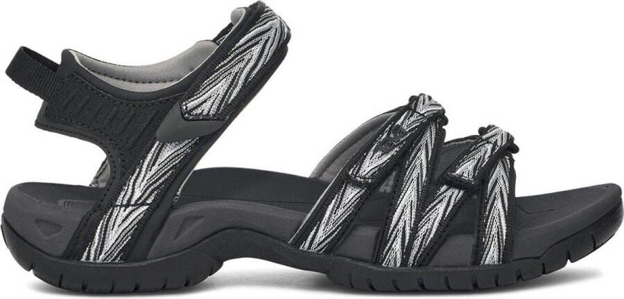 Teva W TIRRA PALMS BLACK WHITE Dames Sandalen PALMS BLACK WHITE