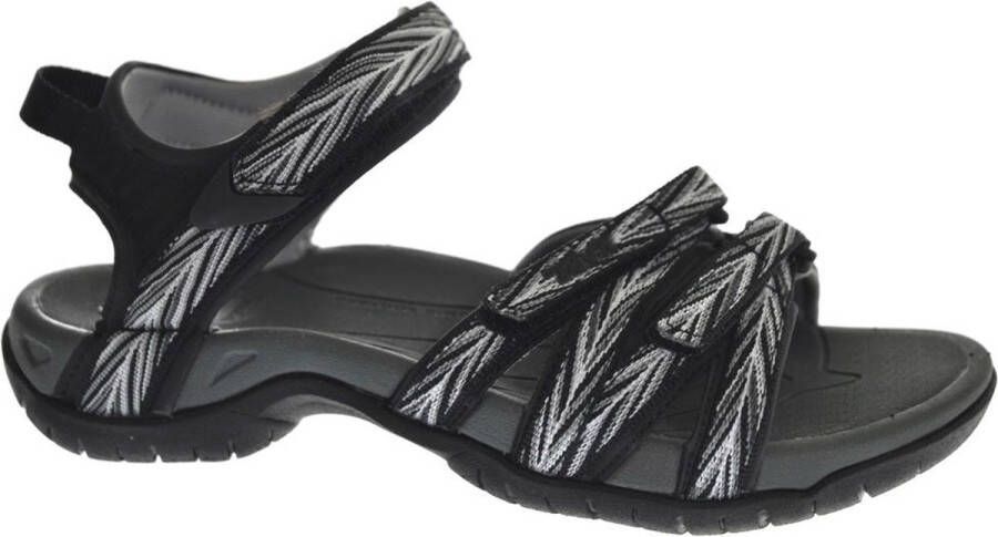 Teva W TIRRA PALMS BLACK WHITE Dames Sandalen PALMS BLACK WHITE