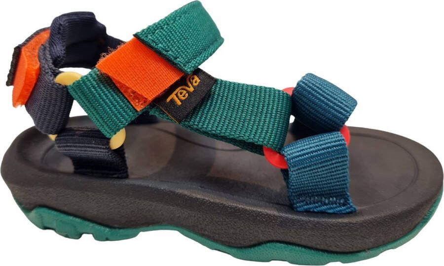 Teva sandalen groen blauw oranje Textiel 33 34 - Foto 3