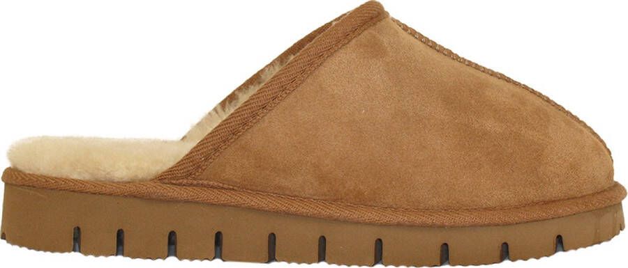 Texelana Premium wollen sloffen| open pantoffel schapenvacht Slipper